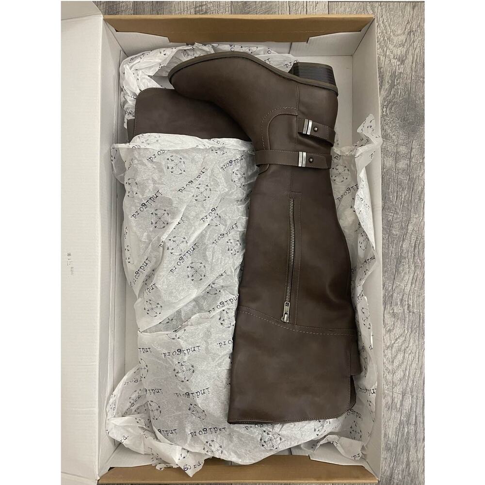 Indigo Women's Over the‎ Knee Boots Dark Brown